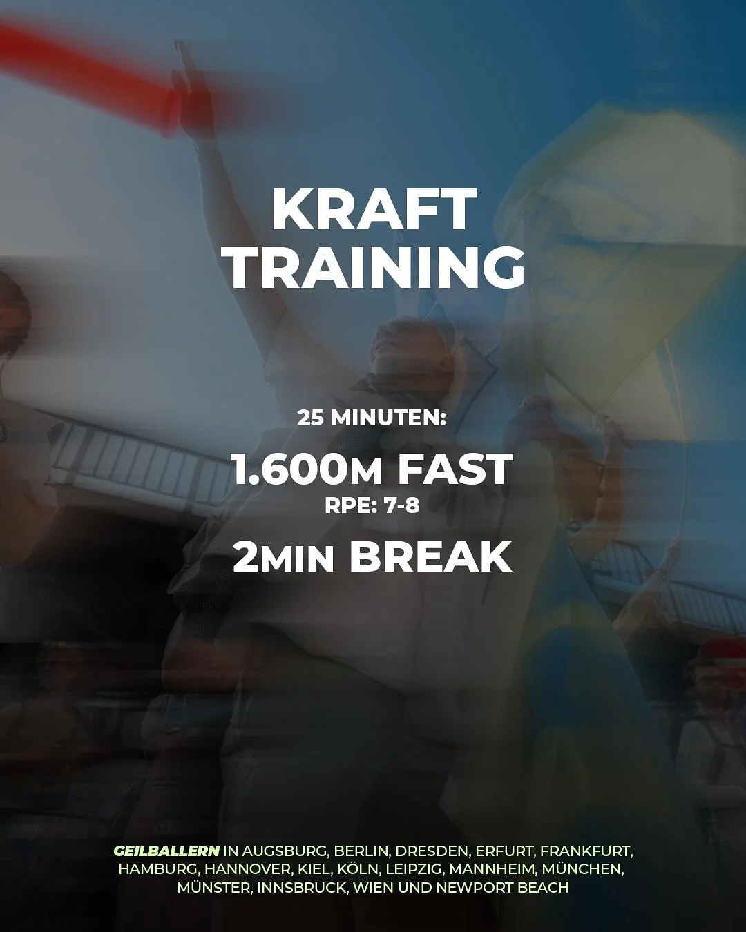 Wir lieben es. Ihr liebt es (zumindest manche). Diese Woche f&uuml;r euch endlich wieder Miles repeat. 

Unsere Trainings:
Augsburg: Mi., 19 Uhr @bens_gym
Berlin: Di., 19 Uhr am KRAFTRAUM
Hannover: Di., 19 Uhr @feinkiosk
Leipzig: Di., 19 Uhr an der G
