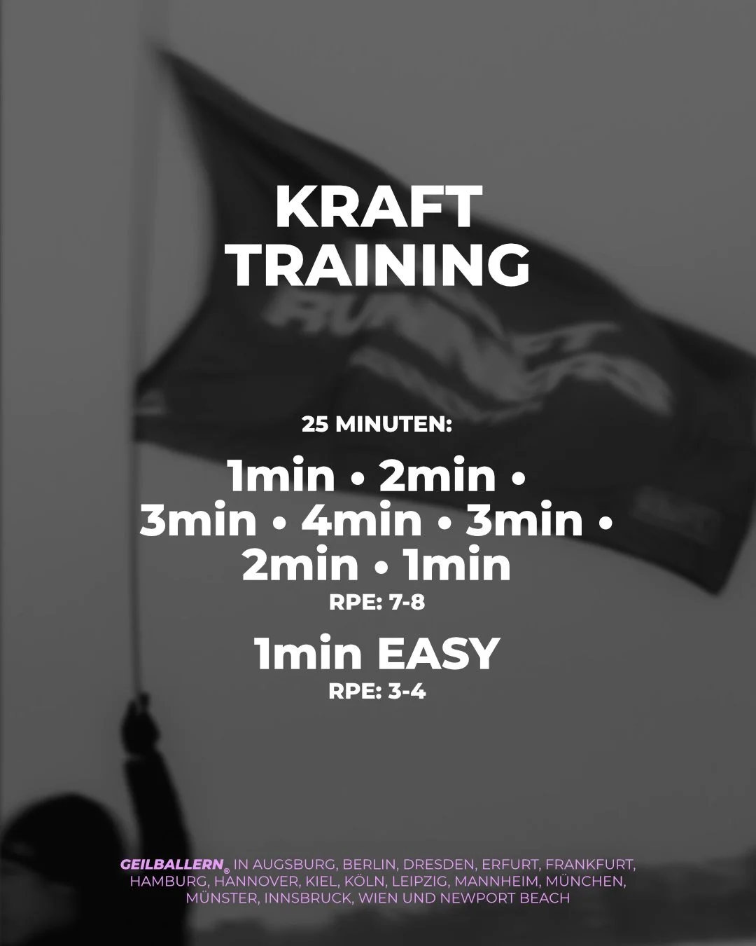 Diese Woche gibt&rsquo;s wider Pyramiden auf Zeit.🔥 

Unsere Trainings:
Augsburg: Mi., 19 Uhr @bens_gym
Berlin: Di., 19 Uhr am KRAFTRAUM
Erfurt: Di., 19 Uhr @legrazie.erfurt
Dresden: Mi., 19 Uhr bei @torwirtschaft_dresden, Gro&szlig;er Garten
Frankf