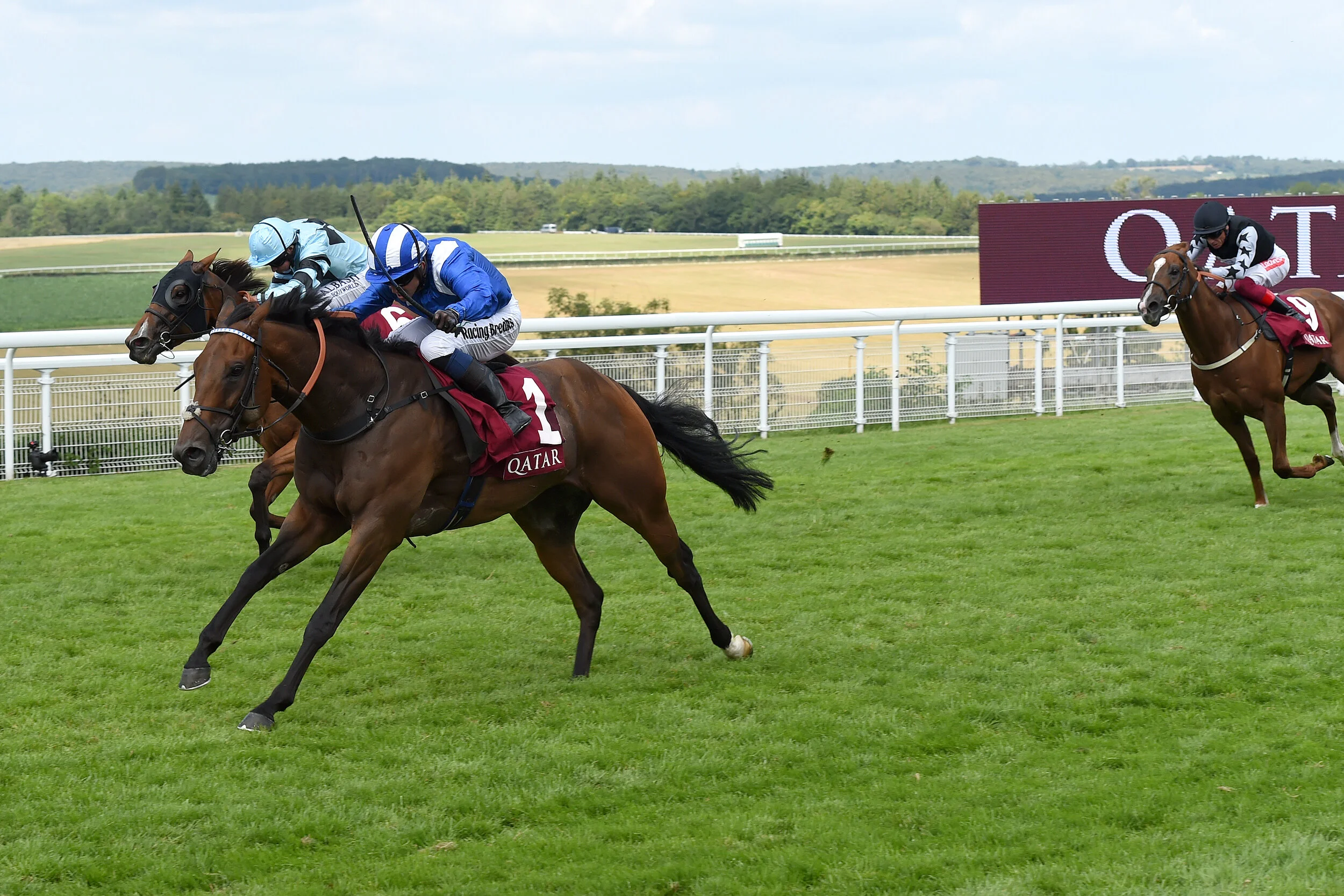 Battaash winning his third straight King George in 56.20 seconds, this victory nudged him over the one million mark in earnings.