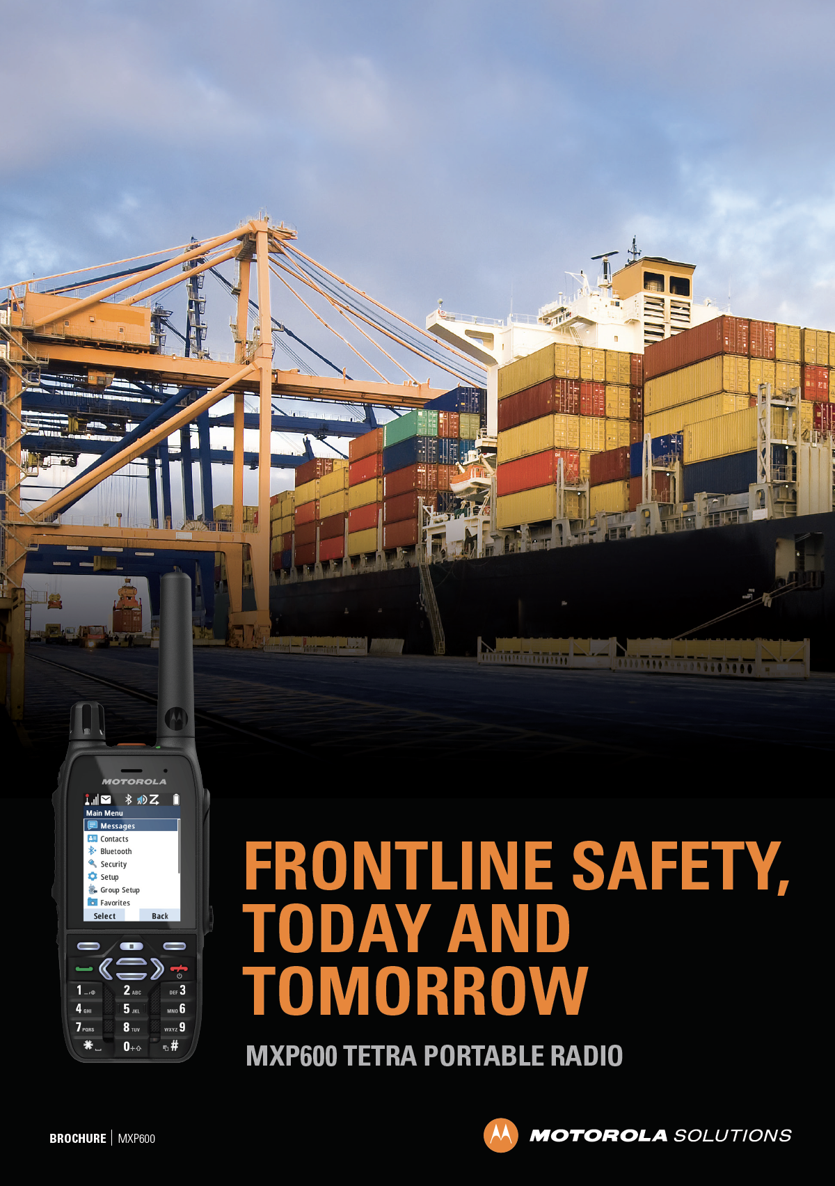 MXP600 TETRA PORTABLE RADIO