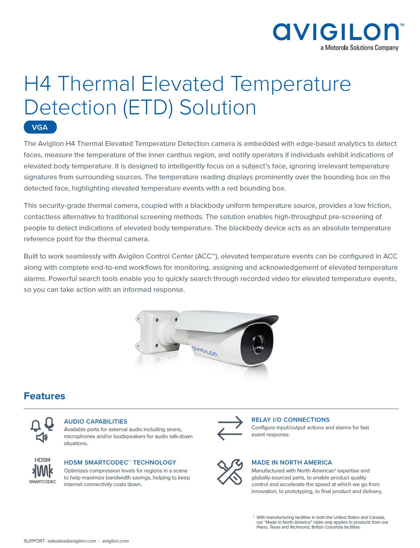 H4 THERMAL DETECTION SOLUTION