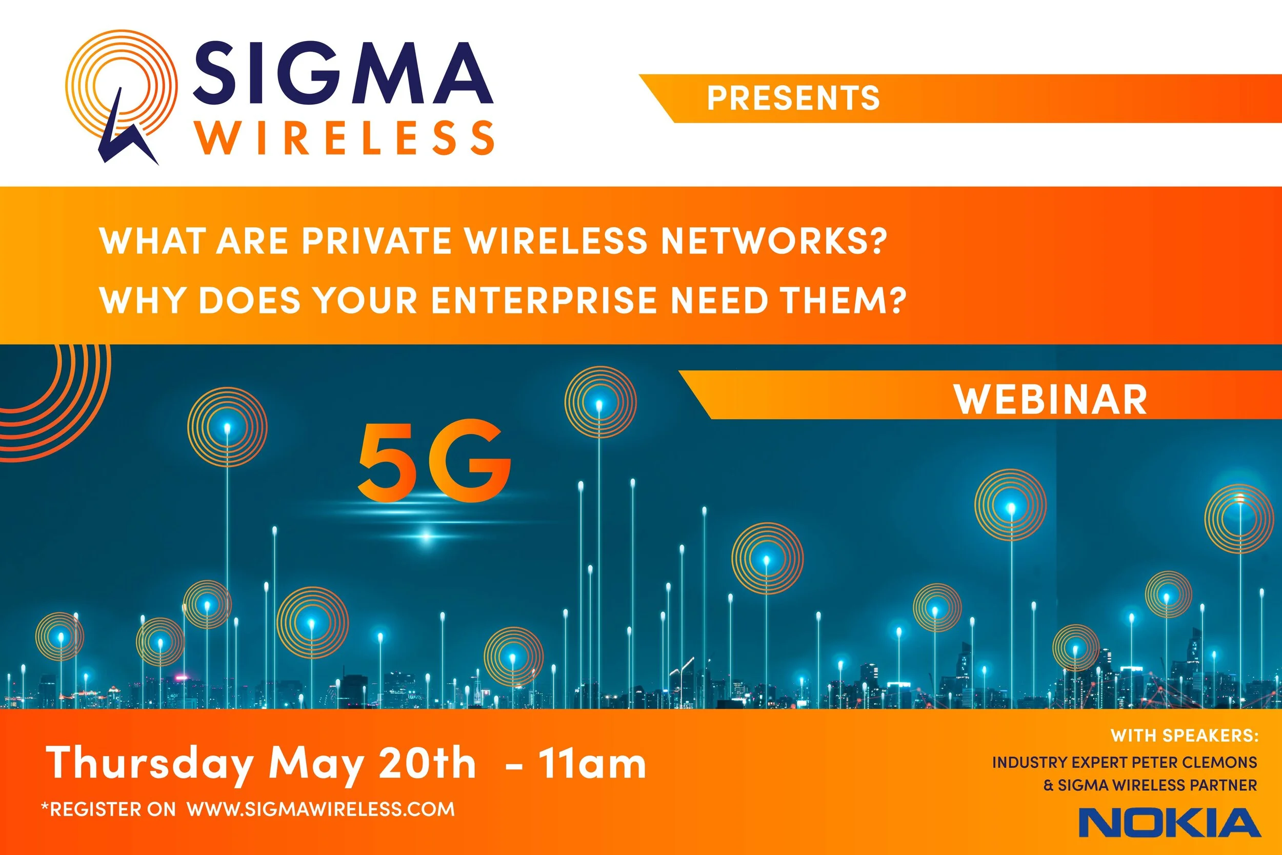 Sigma Wireless - Private Wireless Networks Webinar May 20th 