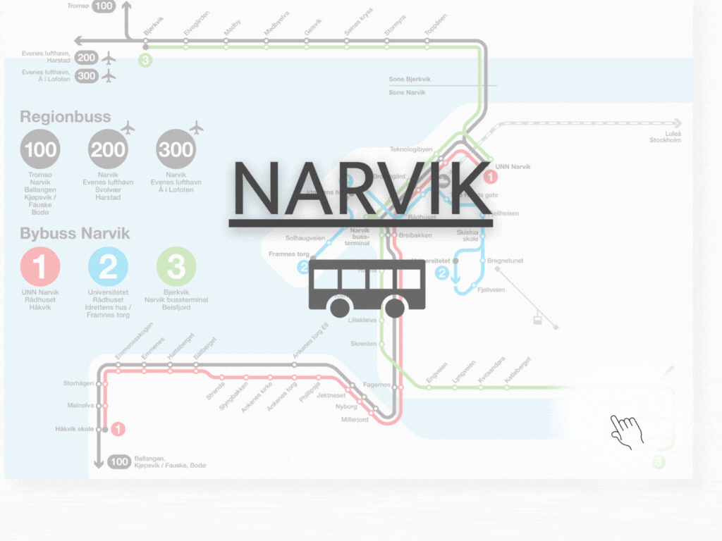 Linjekart Narvik