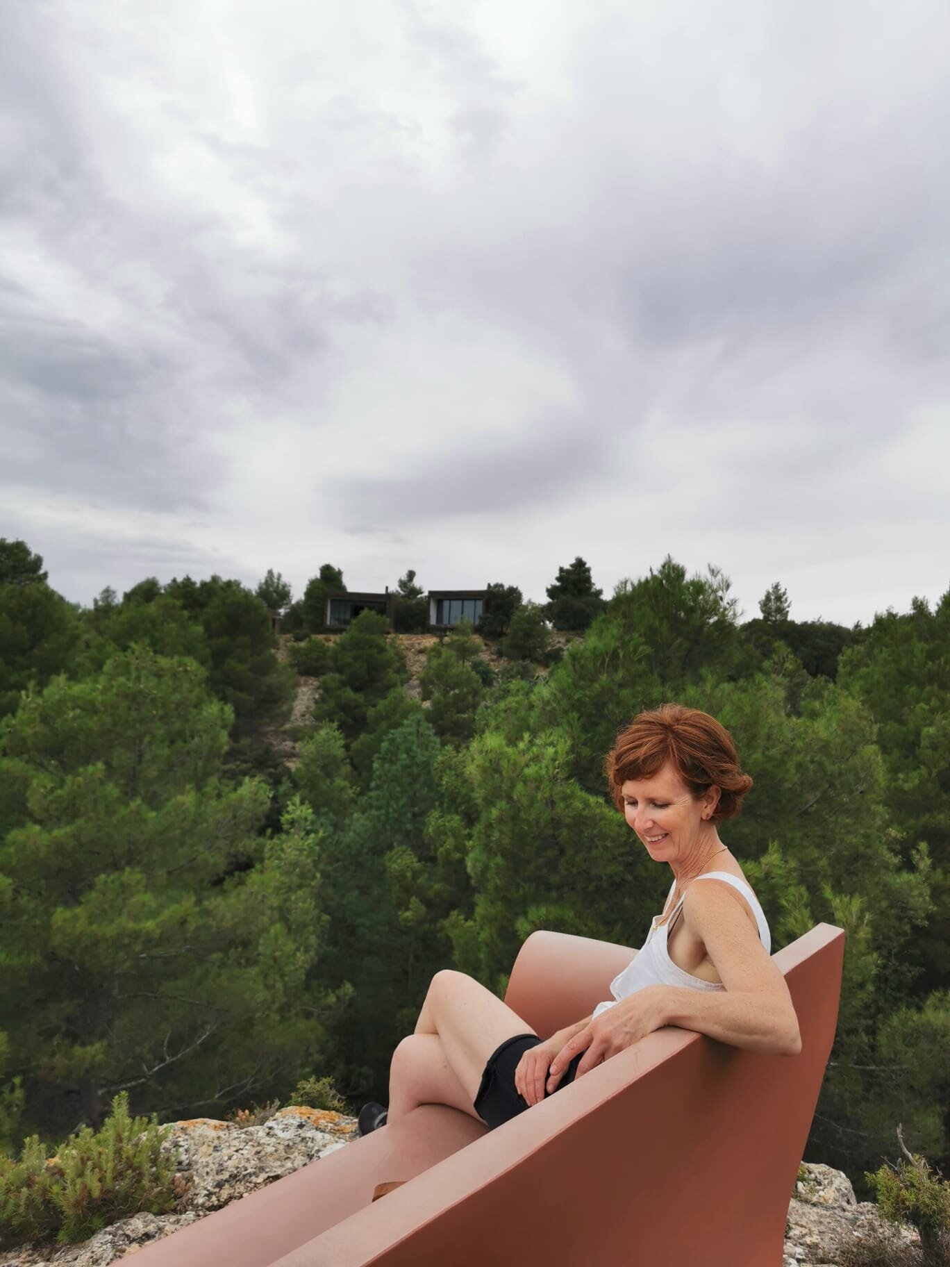 Taking in the views at Hotel Consolación in Castellón, Spain