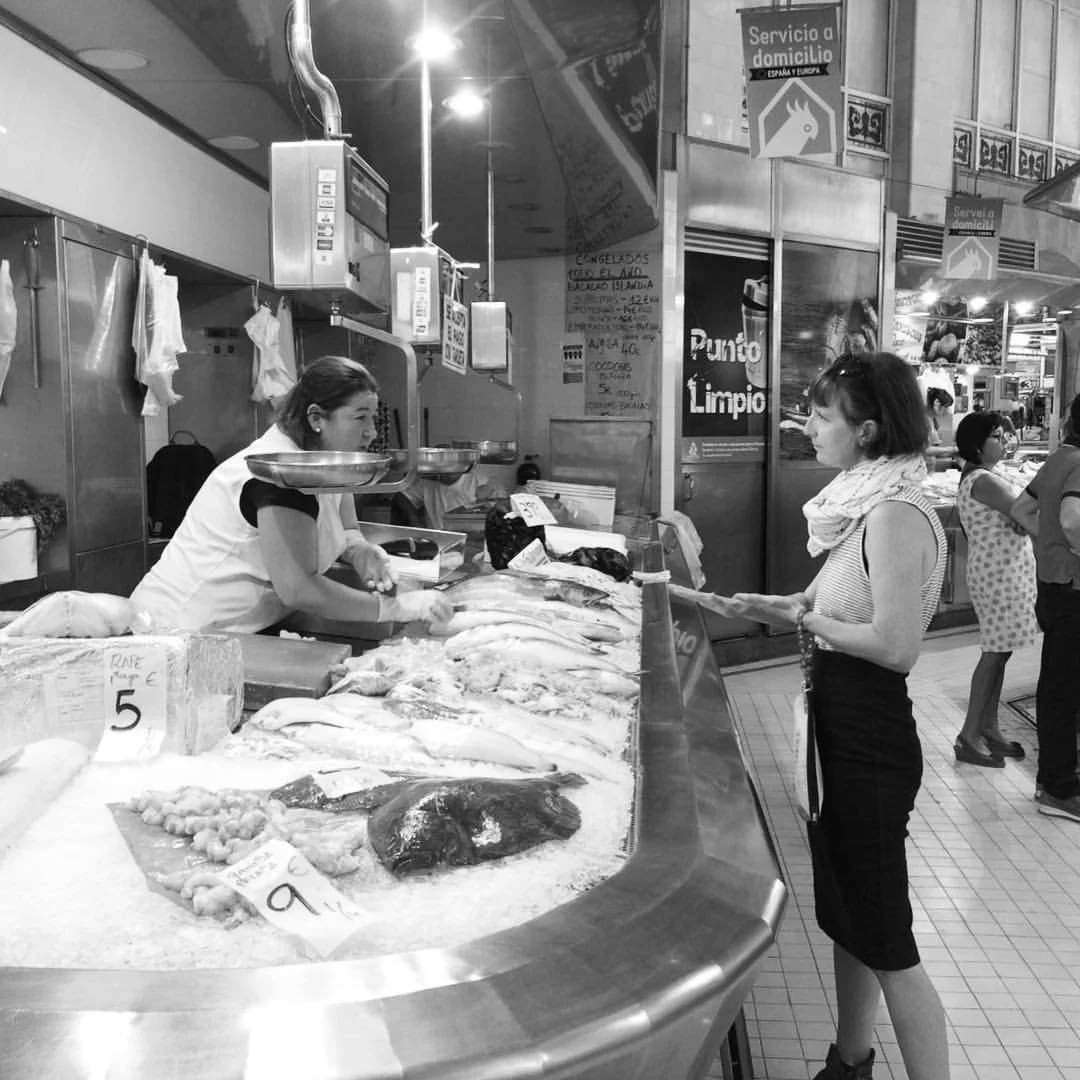 Trying to use charades to communicate filleted and cleaned fish in my early days in Spain.