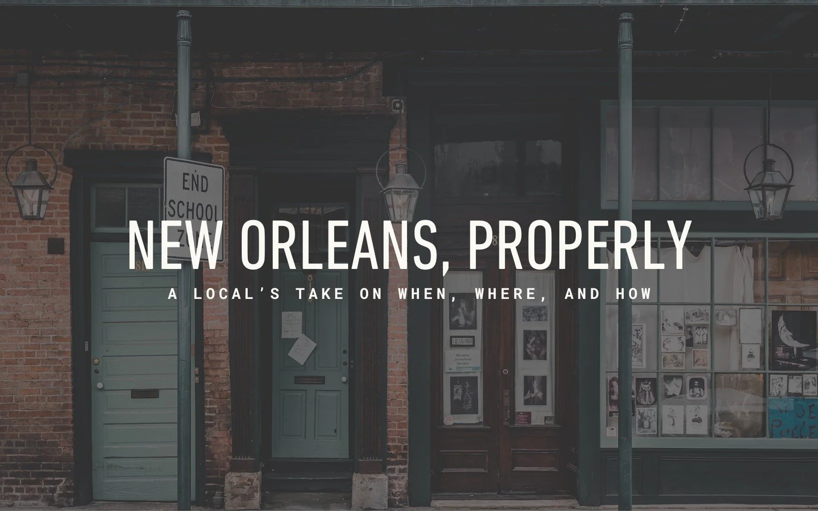 A New Orleans Shortlist, February 2026