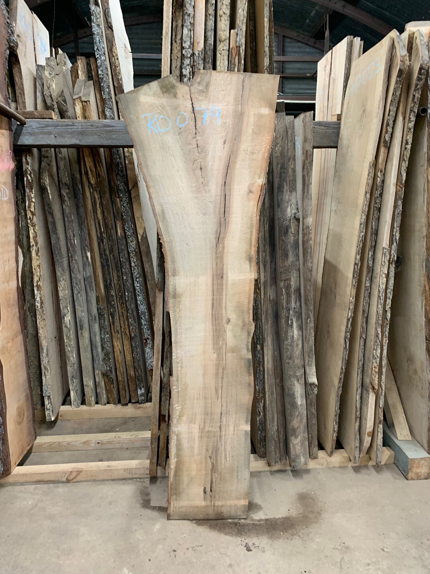 Rustic Oak Slab – Cook Woods