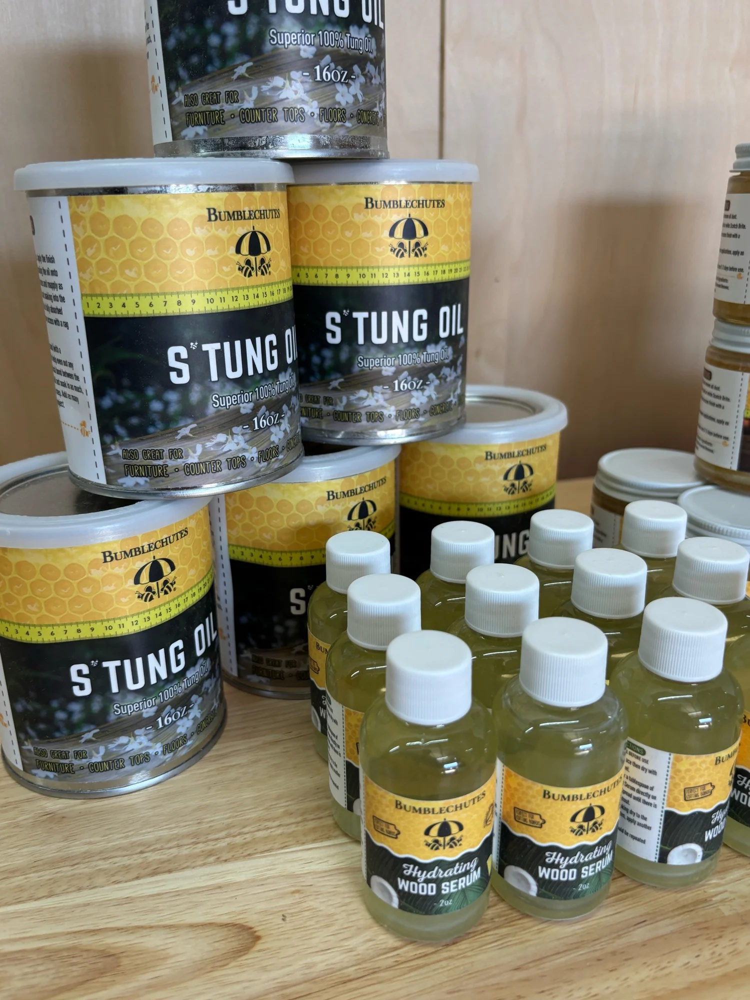 Bumblechutes 16oz S'tung Oil — Atlanta Wood Foundation