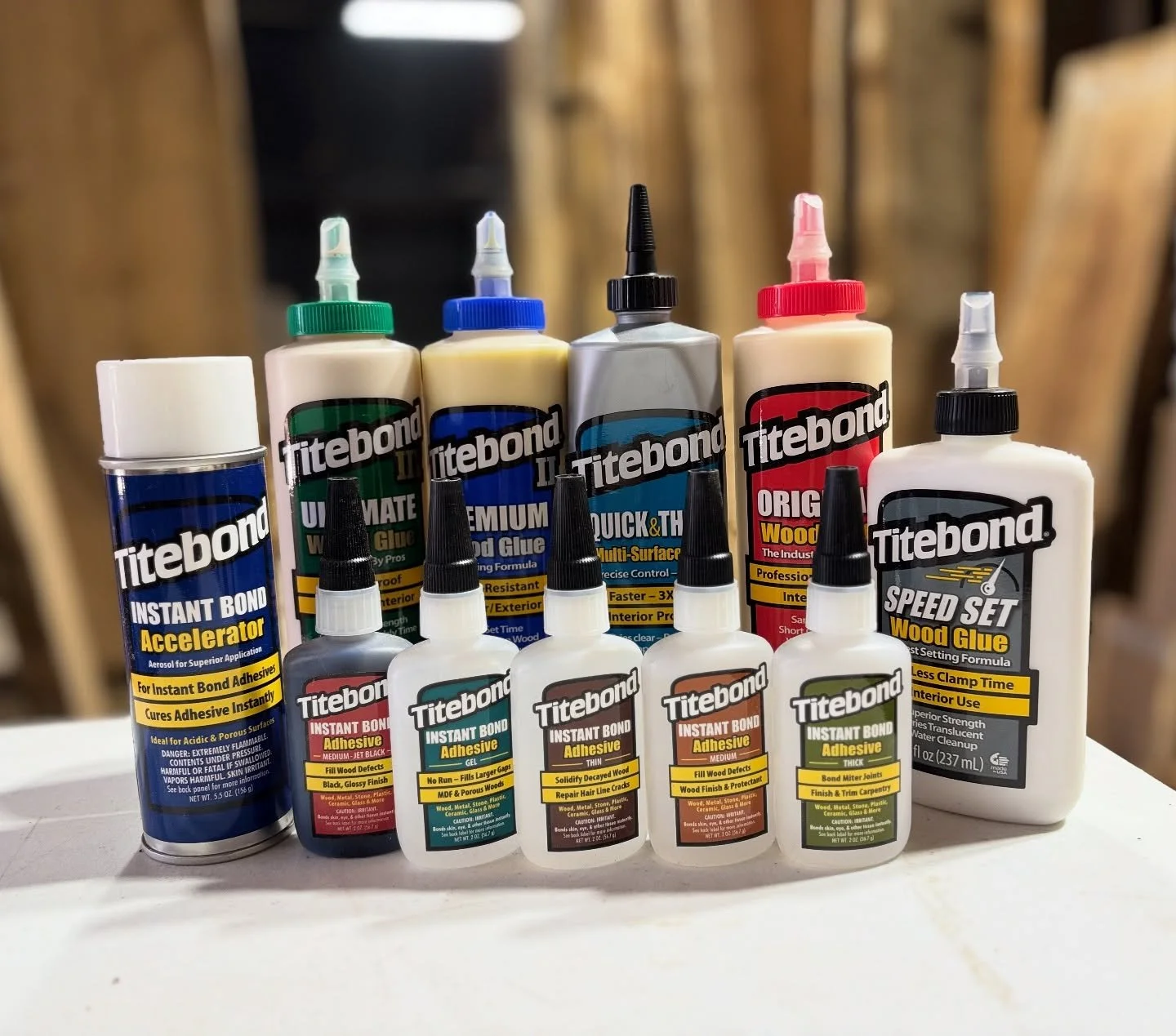 Thank you to the good folks @titebondproducts ! They sent us a generous care package for us to test drive. Which is your favorite?
&bull;
&bull;
&bull;
#titebond #woodglue #woodworking #getyousome #shopglue #thankyou