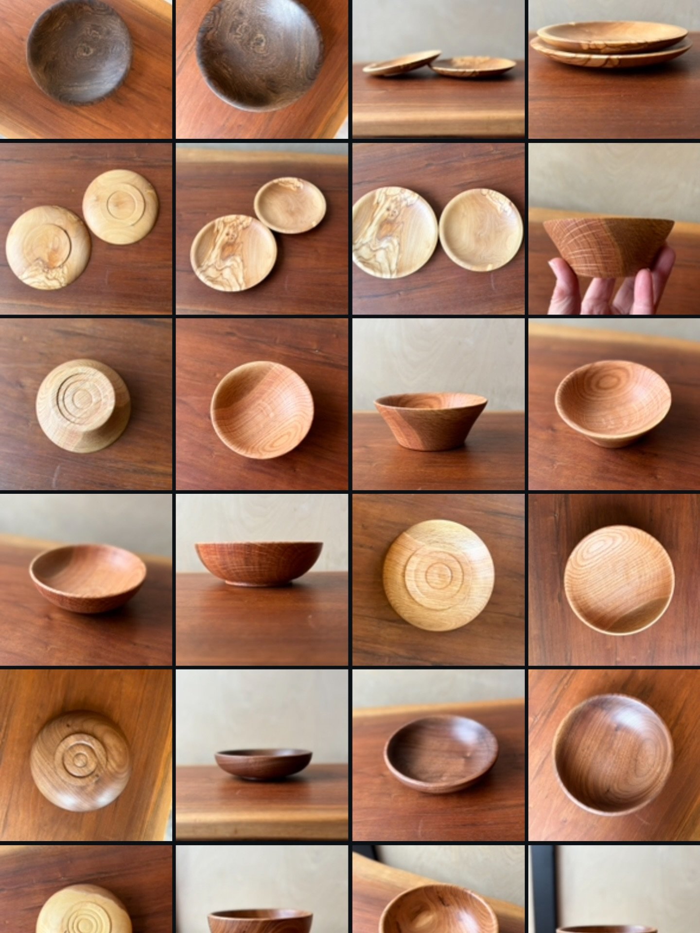 Just added a new batch of beautiful pieces by longtime Foundation regular, Ben W! Give them a 👀 and a 🛒! 
&bull;
&bull;
&bull;
#woodwork #woodturning #bowls #plates #salvagedwood #elm #walnut #redoak