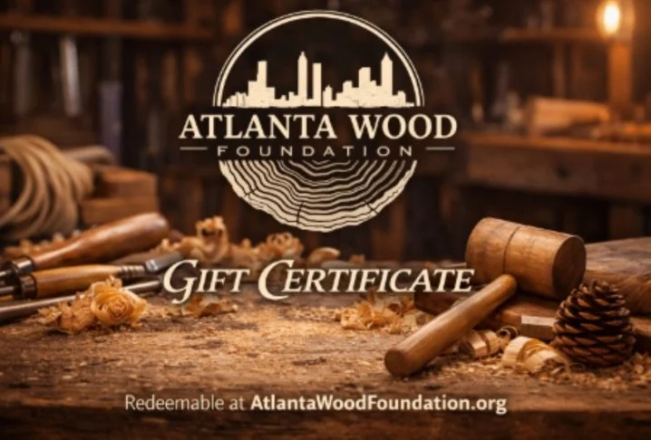 Looking for a useful and meaningful gift that makes a lasting impact? AWF gift certificates are available and redeemable on our website. The recipient can use it for any category of their choosing. Be it for wood, Bumblechutes products, Titebond Glue