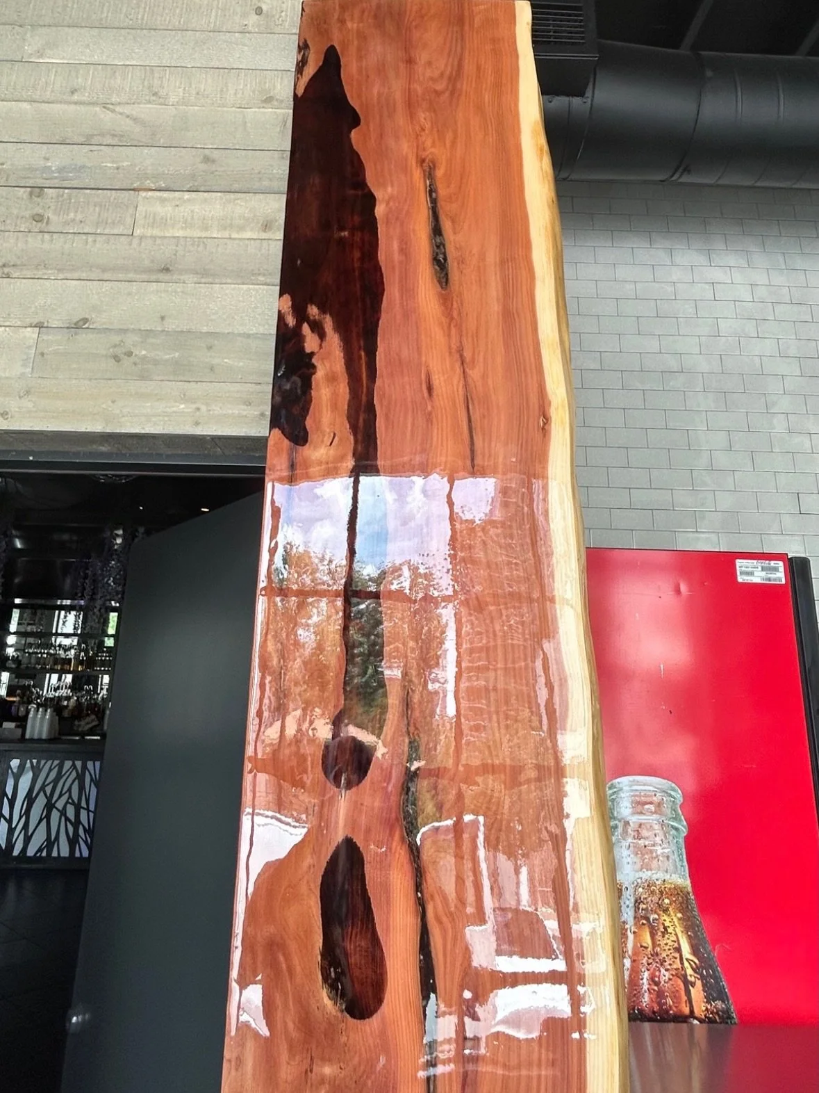Dr. CNC to the rescue! Bad epoxy pour no more! Back down to the beautiful Cedar slab and ready for attempt # 2 with epoxy. It will be a really nice countertop!
&bull;
&bull;
&bull;
#cedar #epoxy #woodcountertop #cncmilling
