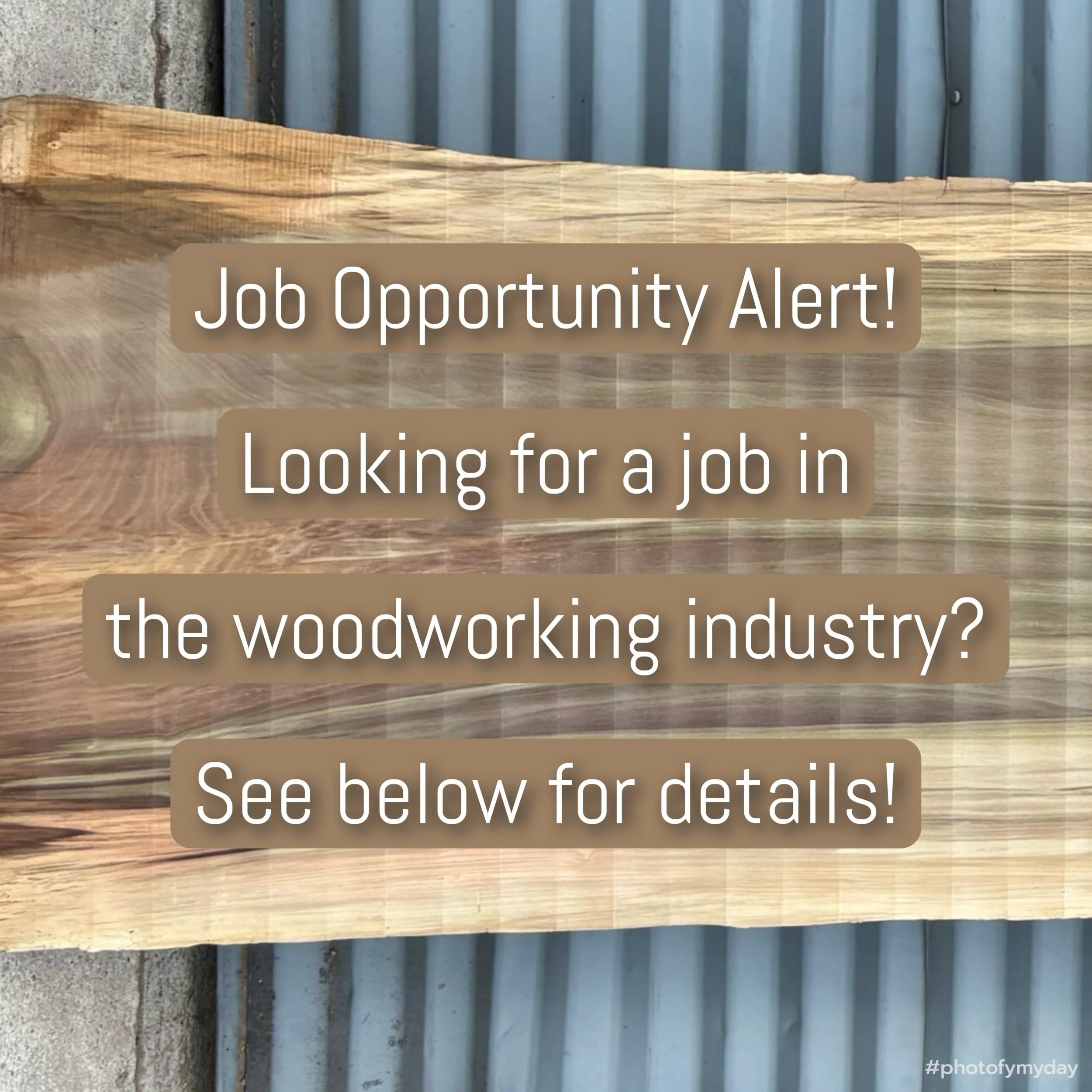 Our friend Derik of @atlantafinewoodworking  is looking for help in his beautiful shop! The work is 3-5 days a week, starting at $20 an hour (depending on experience) and then move to a project based pay. Reach out to him directly for inquiries and m