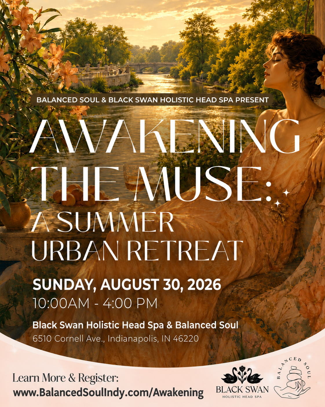 Awakening the Muse: Summer Urban Retreat, presented by Balanced Soul and Black Swan Holistic Head Spa