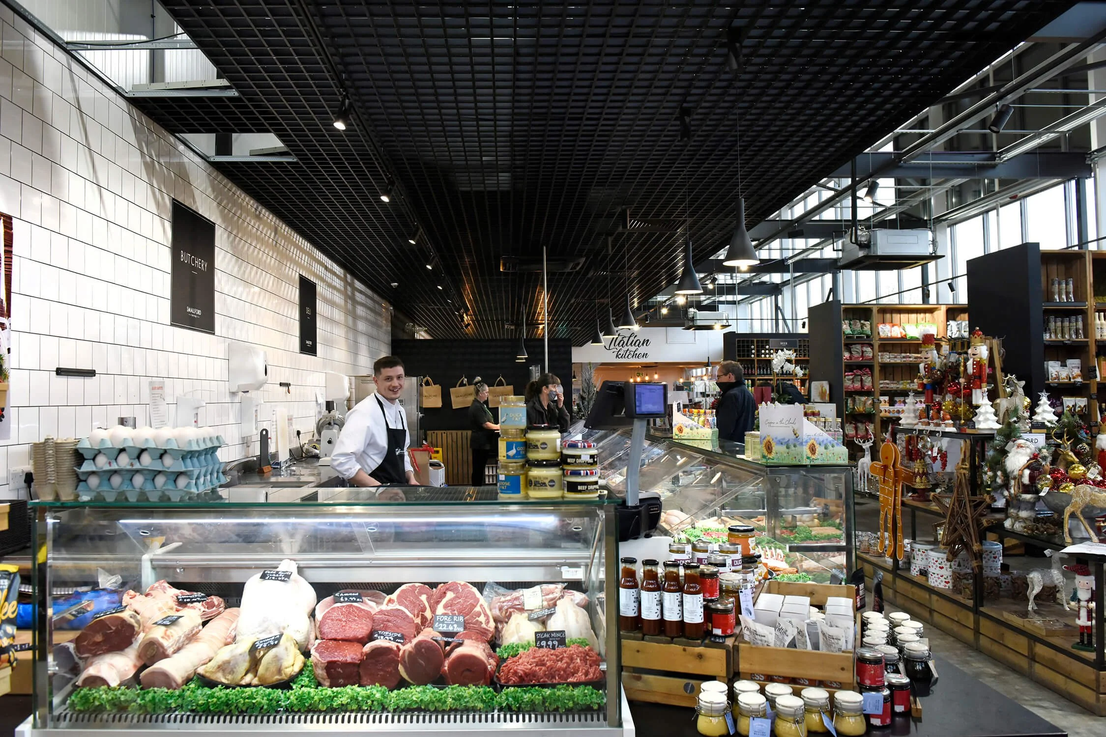 The Butcher At Smallford Farm Shop