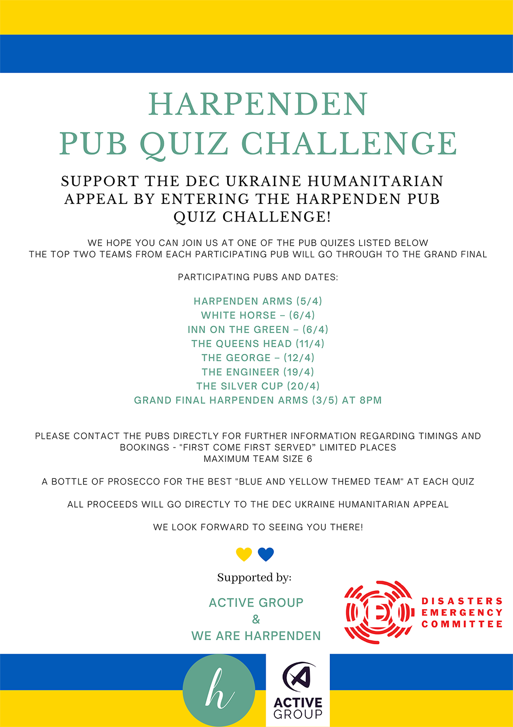 The Harpenden Pub Quiz Challenge