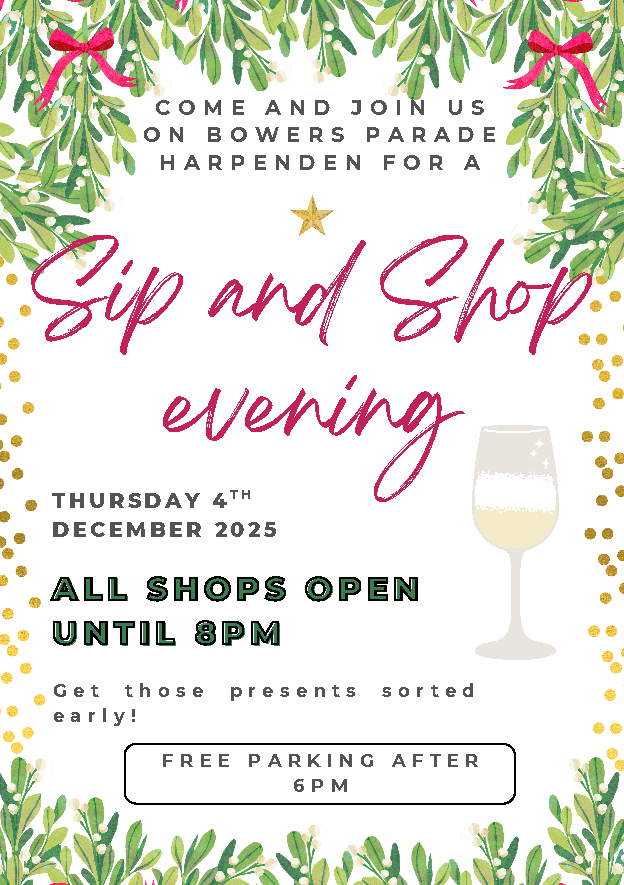 Sip &amp; Shop Evening @ Bowers Parade