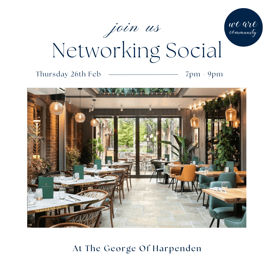 We Are Community Networking Social @ The George Of Harpenden