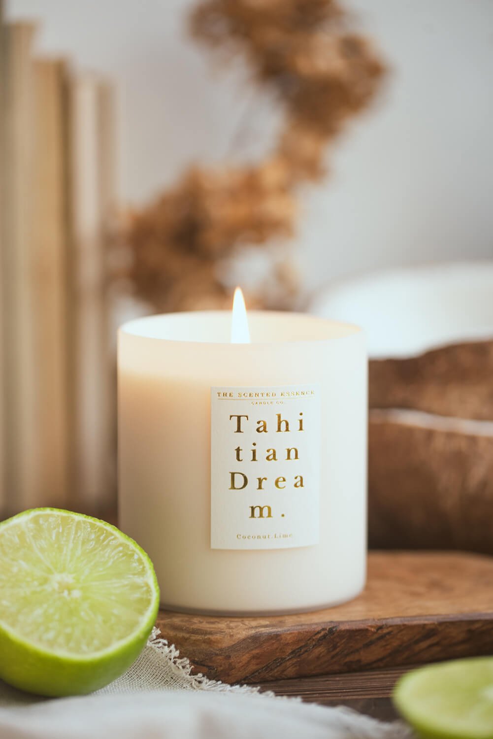 the scented essence organic candle gift company harpenden Hertfordshire 