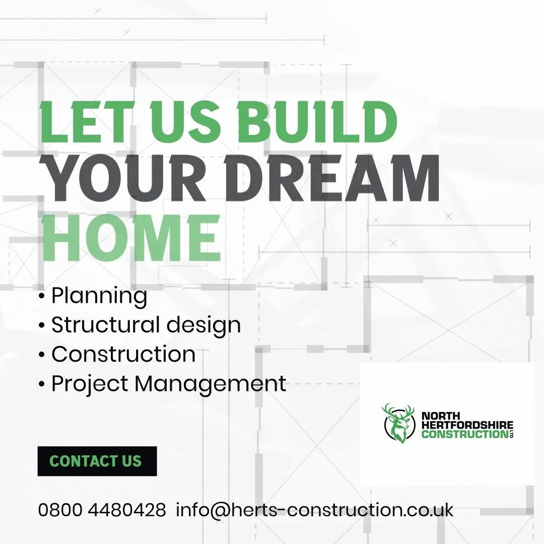 Building dream homes from concept to completion. 
🏗️
Our member @north_herts_construction delivers a complete design and build service, managing every stage of the journey &mdash; from initial planning and architectural input, through structural des