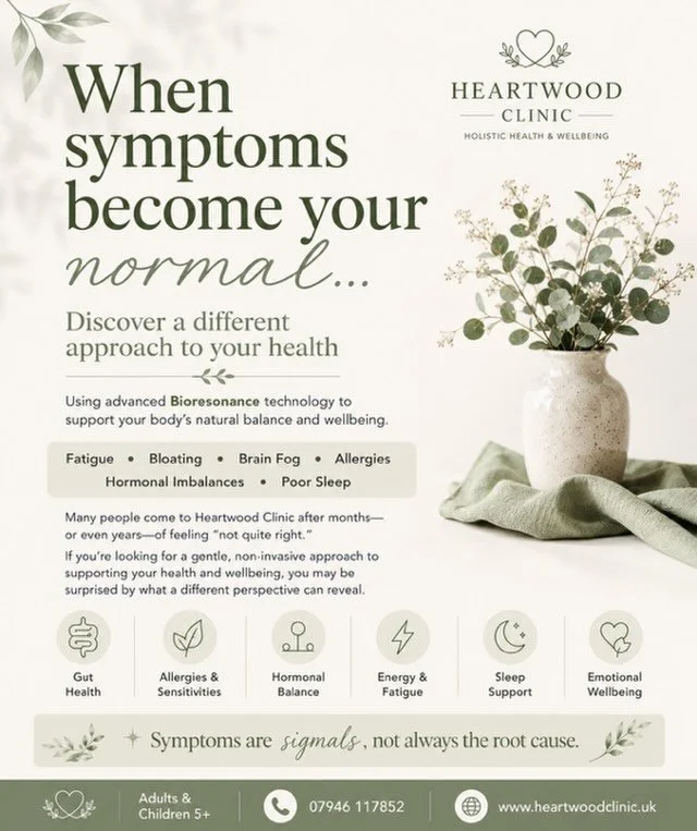 Curious about what&rsquo;s really behind your symptoms?
🌿 Our member&nbsp;@heartwoodclinic&nbsp;says Bioresonance detects imbalances in the body and helps identify the root cause of illness or disease. By treating the imbalance, it supports your bod