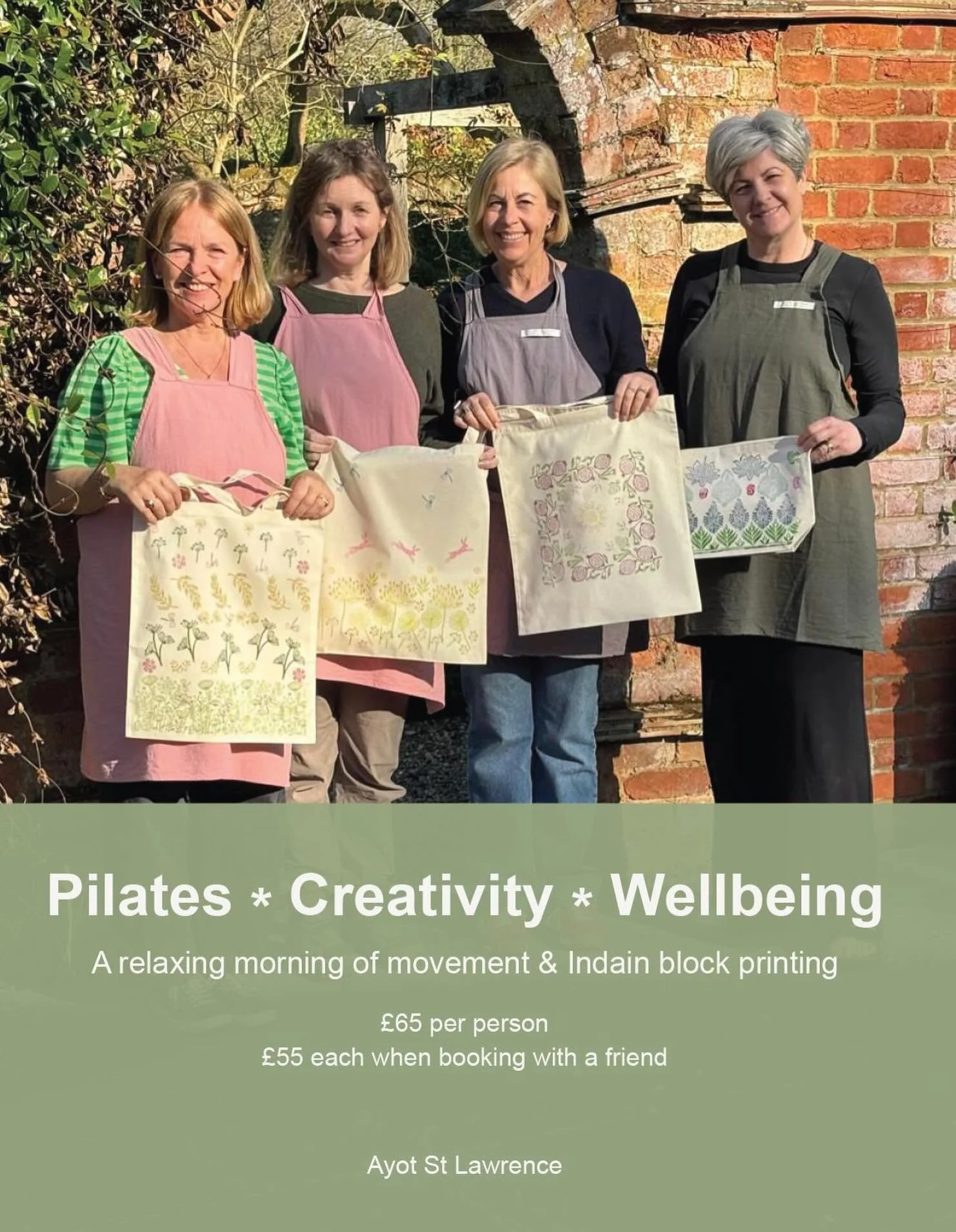 This weekend, our member Suzanne from&nbsp;@sundarablockprinting and Charlotte Murray Pilates are bringing together movement, creativity and wellbeing for a special Pilates and Printing morning in Ayot St Lawrence.
💫
The session begins with gentle P