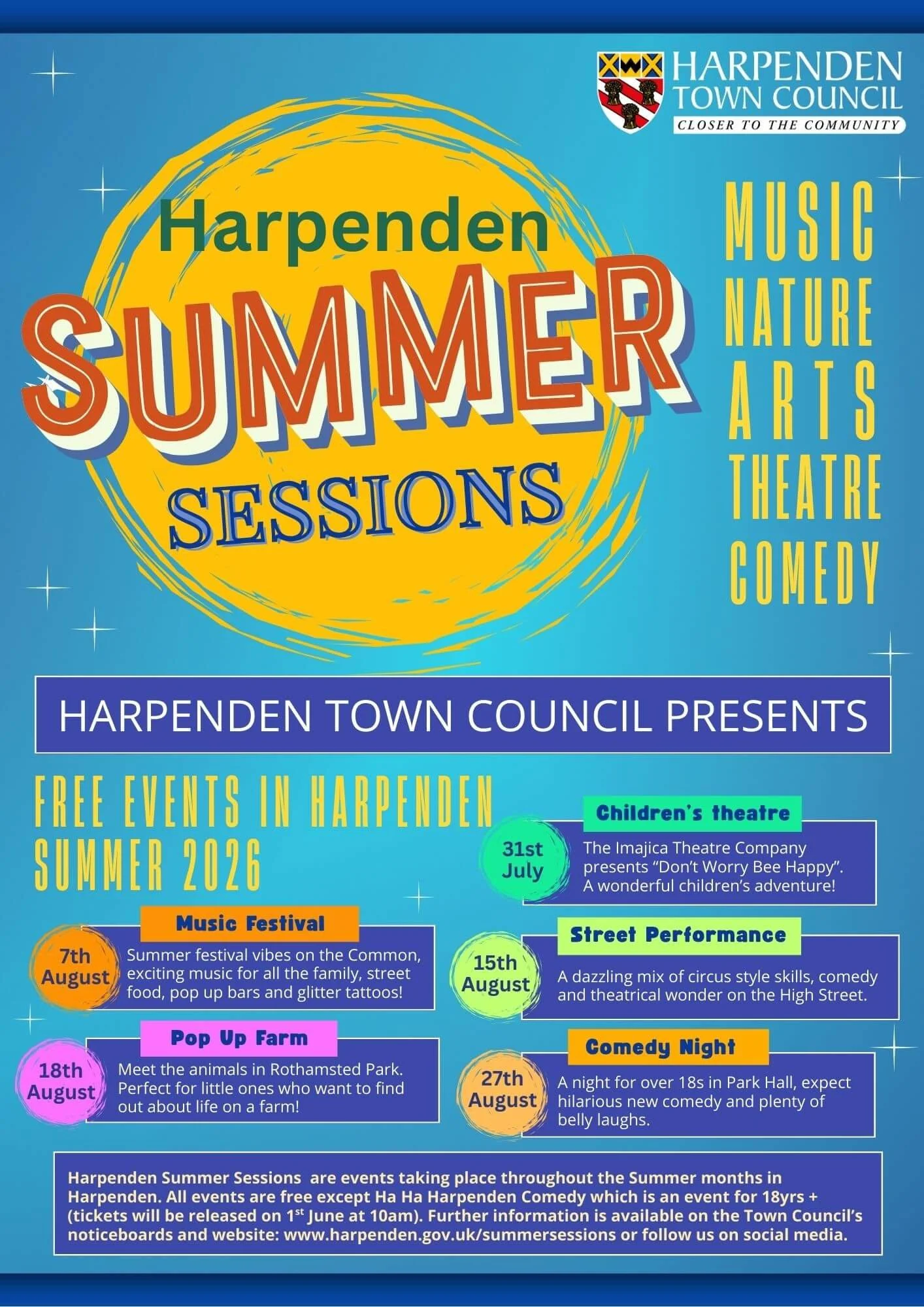 Harpenden Summer Sessions