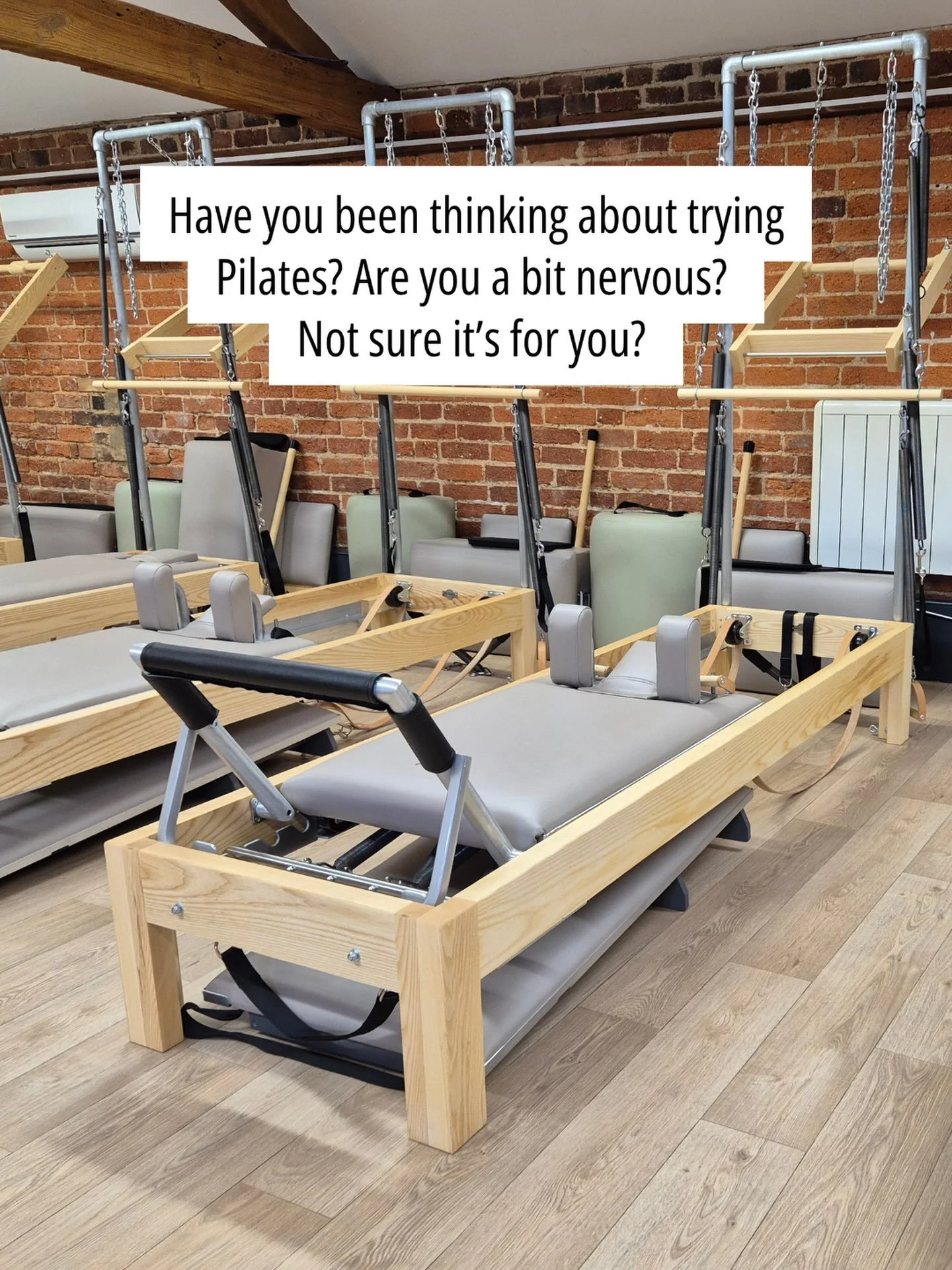 Our member @PilatesBarns are holding their final Beginners Pilates course before Autumn. 

On Fridays at 1pm, starting 24th July, Vicky will introduce you to the tower, reformer and chairs, so if you have been thinking about starting Pilates, this is