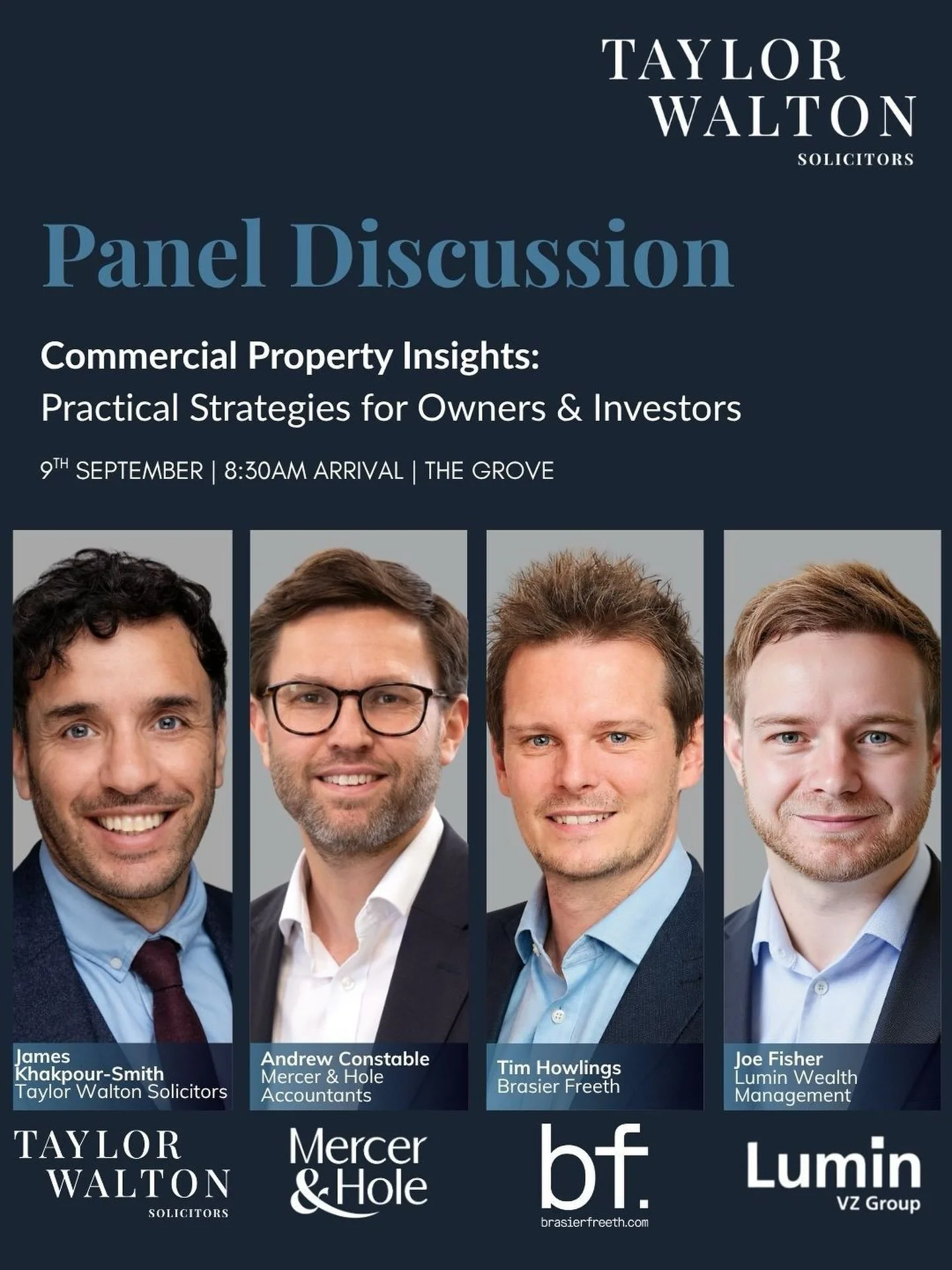 Commercial Property Owners &amp; Investors &ndash; You&rsquo;re Invited 
Join our member @twsolicitors for an exclusive morning of expert insight, discussion and high-value networking at The Grove, Watford. 
✨
Commercial property continues to present