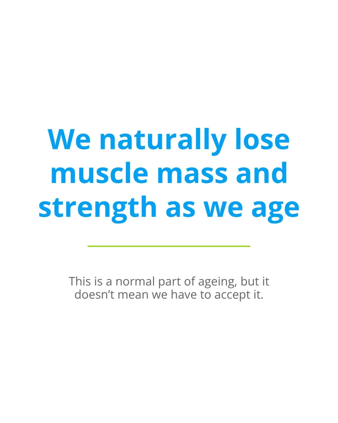 Our member @fit20harpenden explains, as we get older, something happens to our muscles&hellip;
🗣️ 
We naturally begin to lose muscle mass and strength. This is a normal part of ageing, but it doesn&rsquo;t mean we have to accept it.
✅ 
In fact, stre