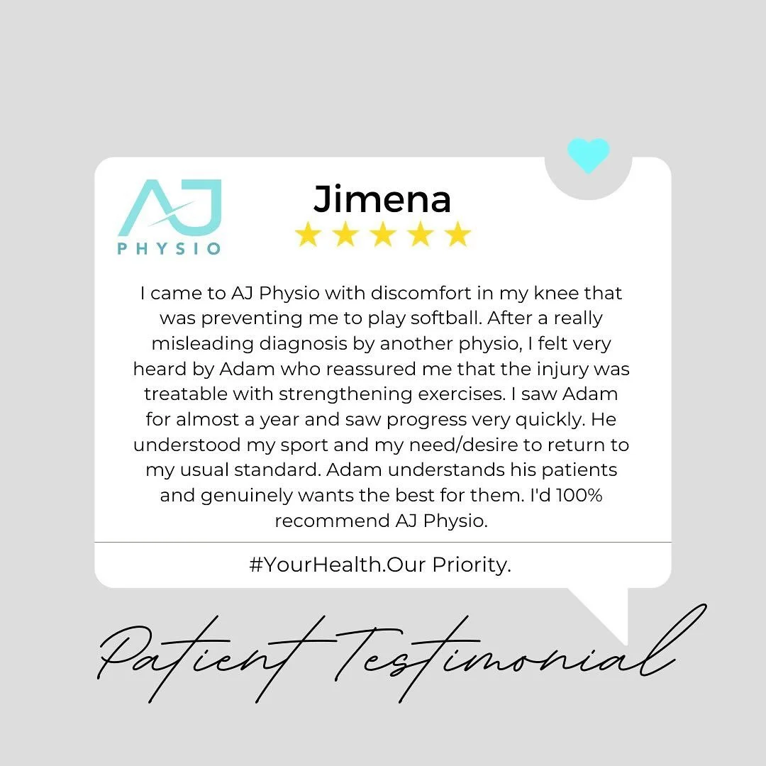 🚨Patient-led Wins🚨

Jimena came to our member @_ajphysio after a bad experience with another clinic. She wasn&rsquo;t listened to, wasn&rsquo;t given any treatment options and felt helpless. 
🗣️ 
@_ajphysio listened, throughly assessed and created
