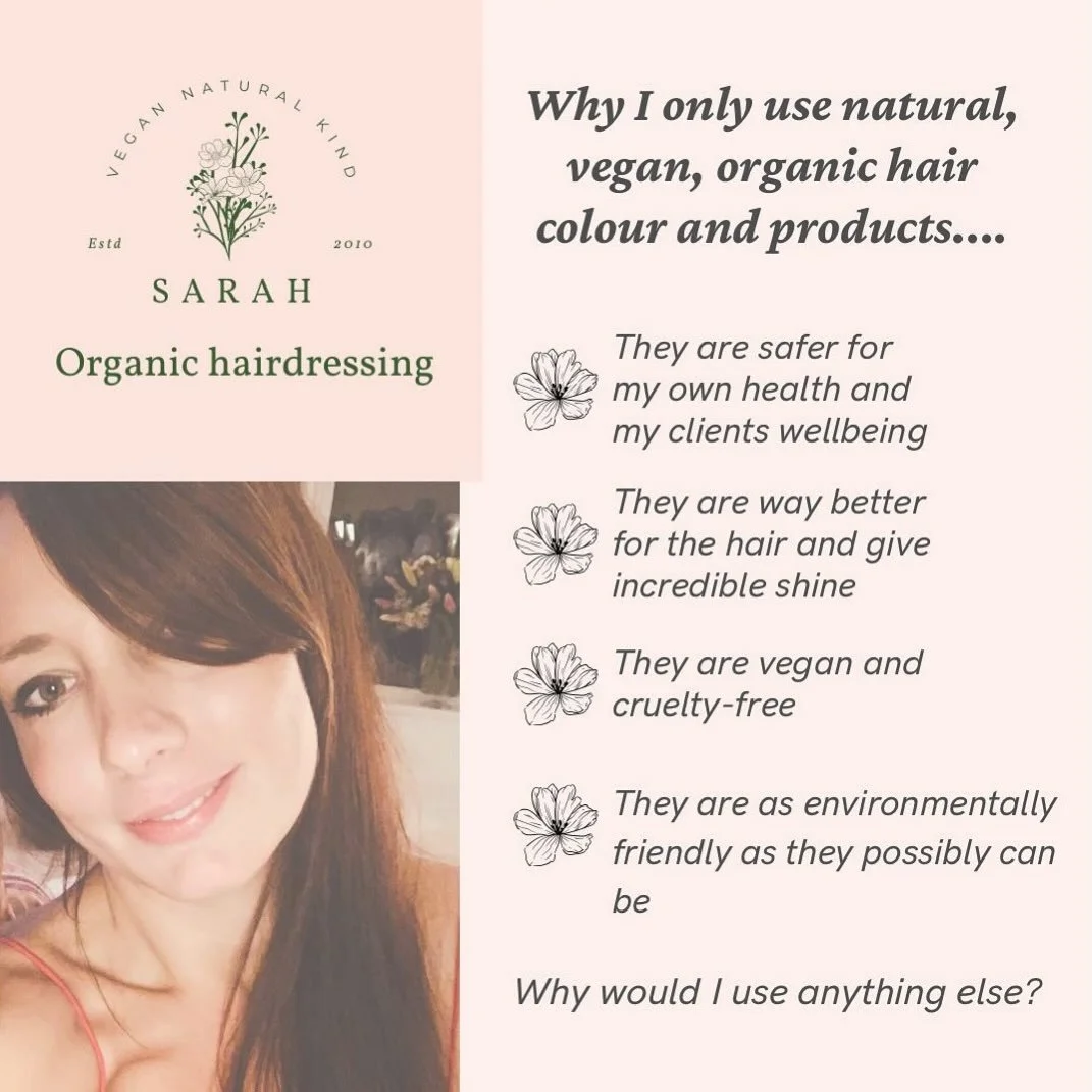 Our member @sarahorganichairdressing often gets asked if she can achieve the same results without the chemicals. 
💇&zwj;♀️
Her answer is&hellip;
🌟 
always! @sarahorganichairdressing has used natural colours for 15 years and if they did not work she
