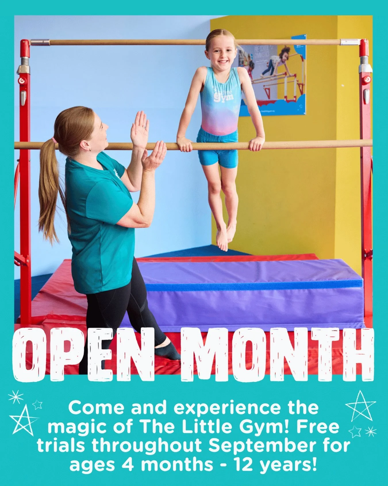 Come and experience the magic of The Little Gym programme! 
🤸
This is an opportunity for you to meet our member @thelittlegymharpenden and their expert instructors. You can participate in a developmental gymnastics taster session in their purpose-bu
