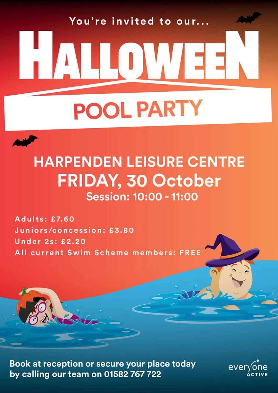 Harpenden Leisure Centre's Halloween Pool Party