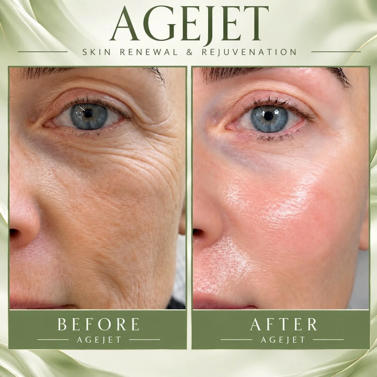 AgeJET Results by our member @theal5aesthetics 
✨
@theal5aesthetics client completed a course of 4 AgeJET treatments, spaced 4 weeks apart, and just look at the transformation. 
🧖&zwj;♀️ 
- Smoother, firmer-looking skin
- Softened fine lines &amp; w