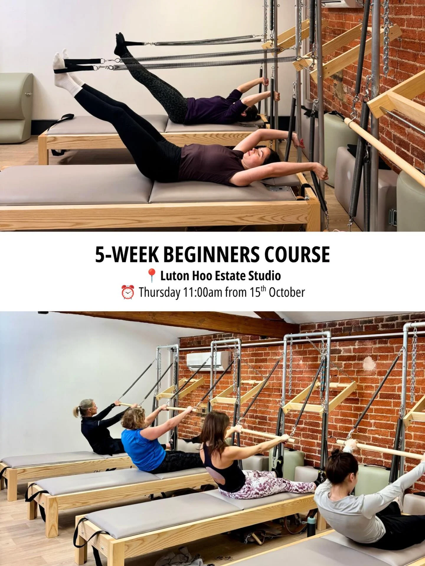 New to Pilates? Our member @PilatesBarns can help you out!
🫶
Their very popular Beginners Pilates Course starts this Thursday at 11am at Luton Hoo. This 5 week course is just &pound;99 for 5 weeks. 
 🧘&zwj;♀️
If you&rsquo;re new to Pilates this cou