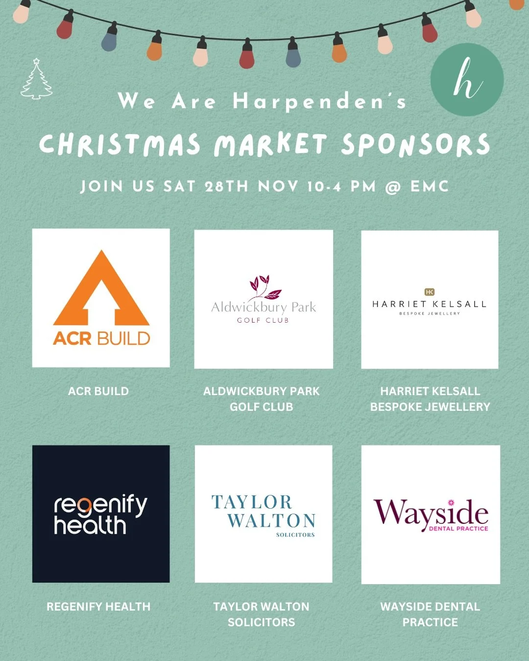 ✨ A HUGE THANK YOU TO OUR WONDERFUL CHRISTMAS MARKET SPONSORS! ✨

Behind every successful community event are the fantastic local businesses that help make it possible, and we&rsquo;re delighted to have such generous sponsors supporting this year&rsq