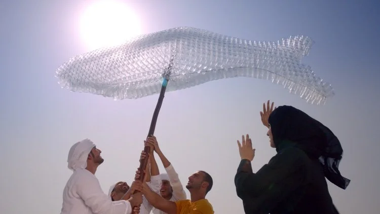 ABU DHABI EL EMARAT ECO FISH PLASTIC BOTTLES