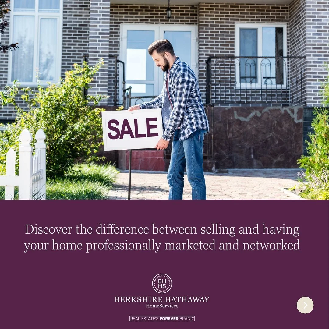 You may be surprised that there is a dramatic difference between selling a home and having your home/lifestyle professionally marketed and networked.

&bull;Discover what it means when you work with @goodloerealtor a Berkshire Hathaway HomeServices n