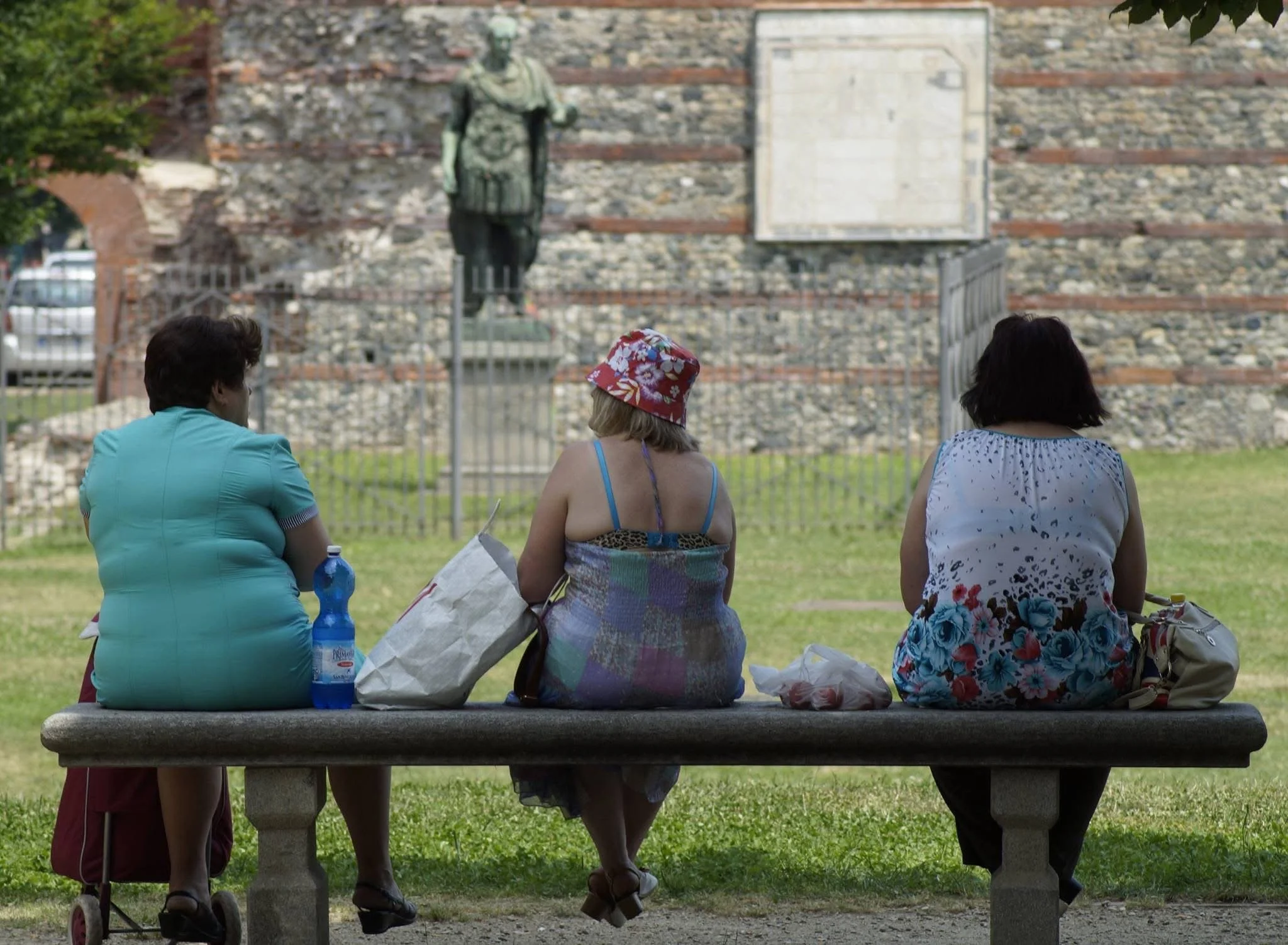 Public benches and care-focused urban design.