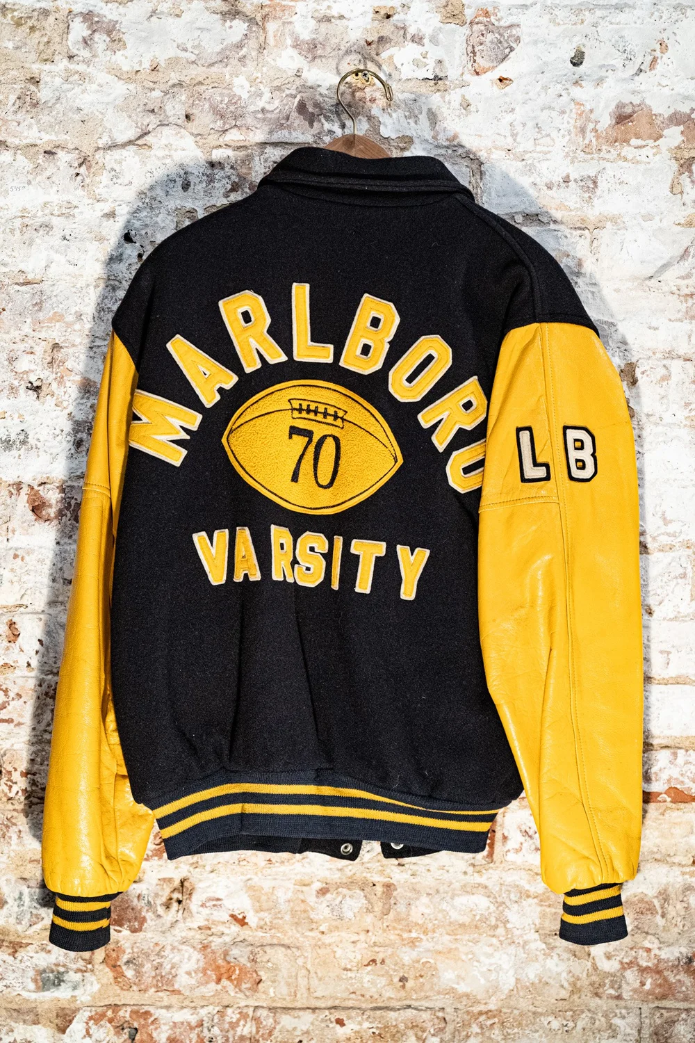 Marlboro Letterman Jacket The Authentic Marlboro Racing Leather
