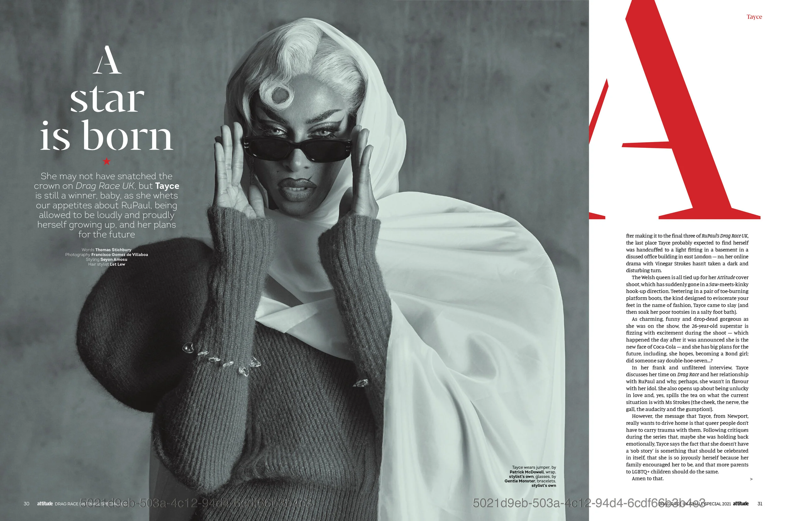 Tayce wearing Patrick McDowell, 2021