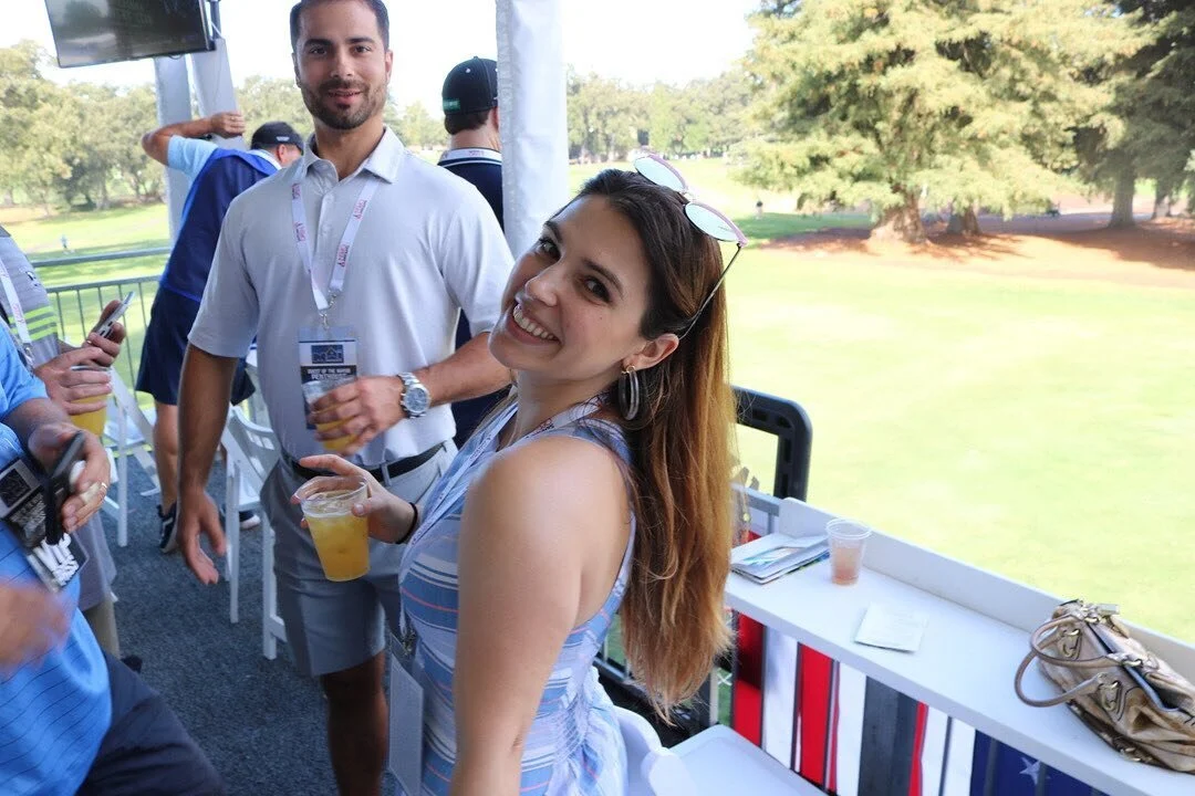 Enjoying the suite life on the 17th hole 🏌️&zwj;♂️⛳️ @safewayopen #safewayopen2019