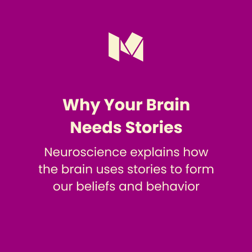 Why Your Brain Needs Stories
