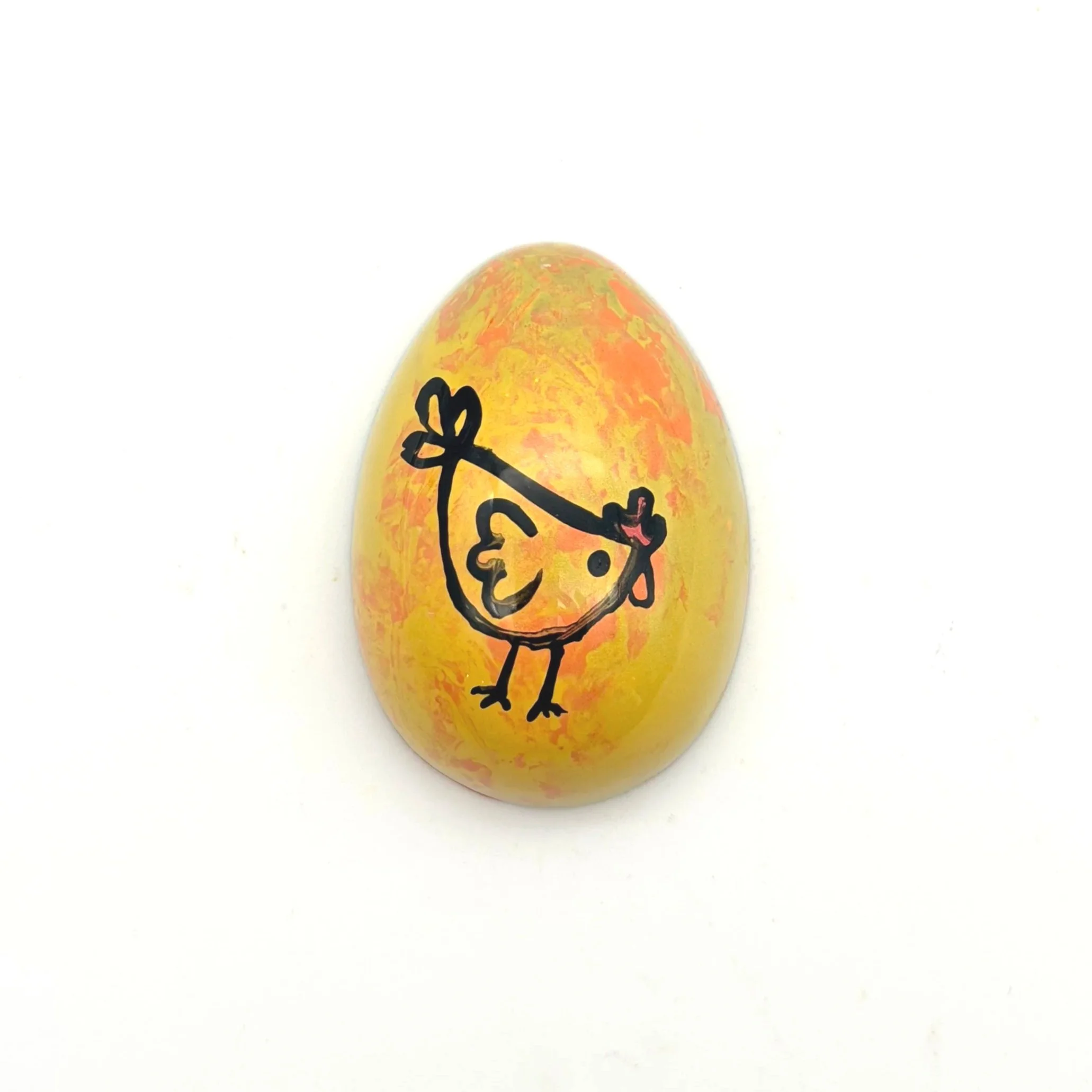 yellow egg with chicken