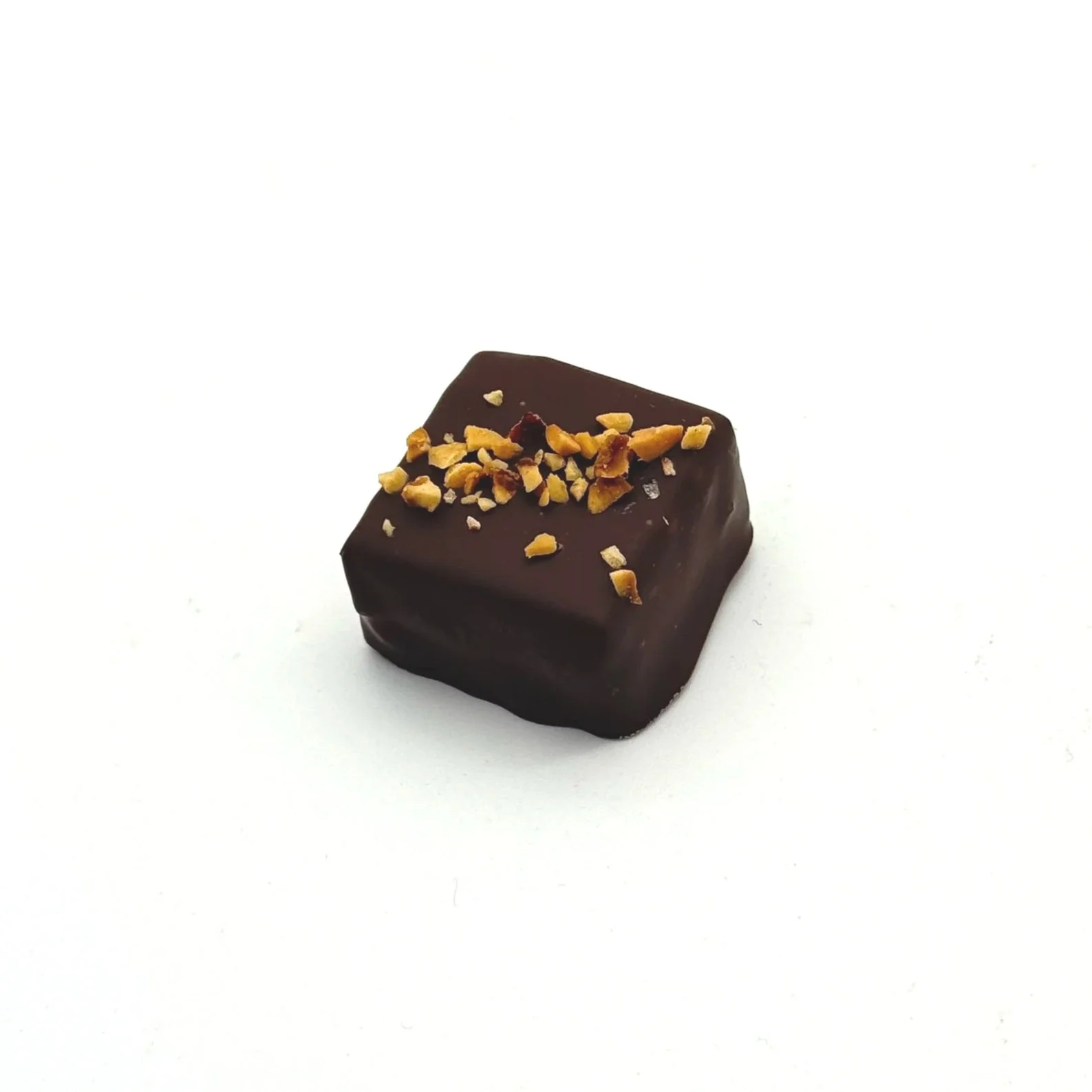 Dark Chocolate Square with Hazelnut Pieces