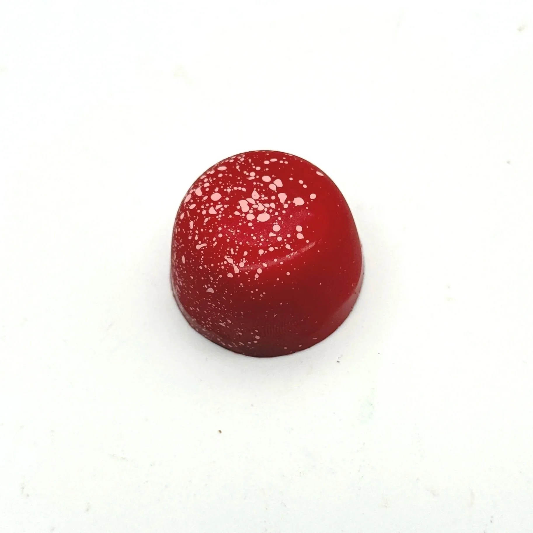 Red with Pink Splatters