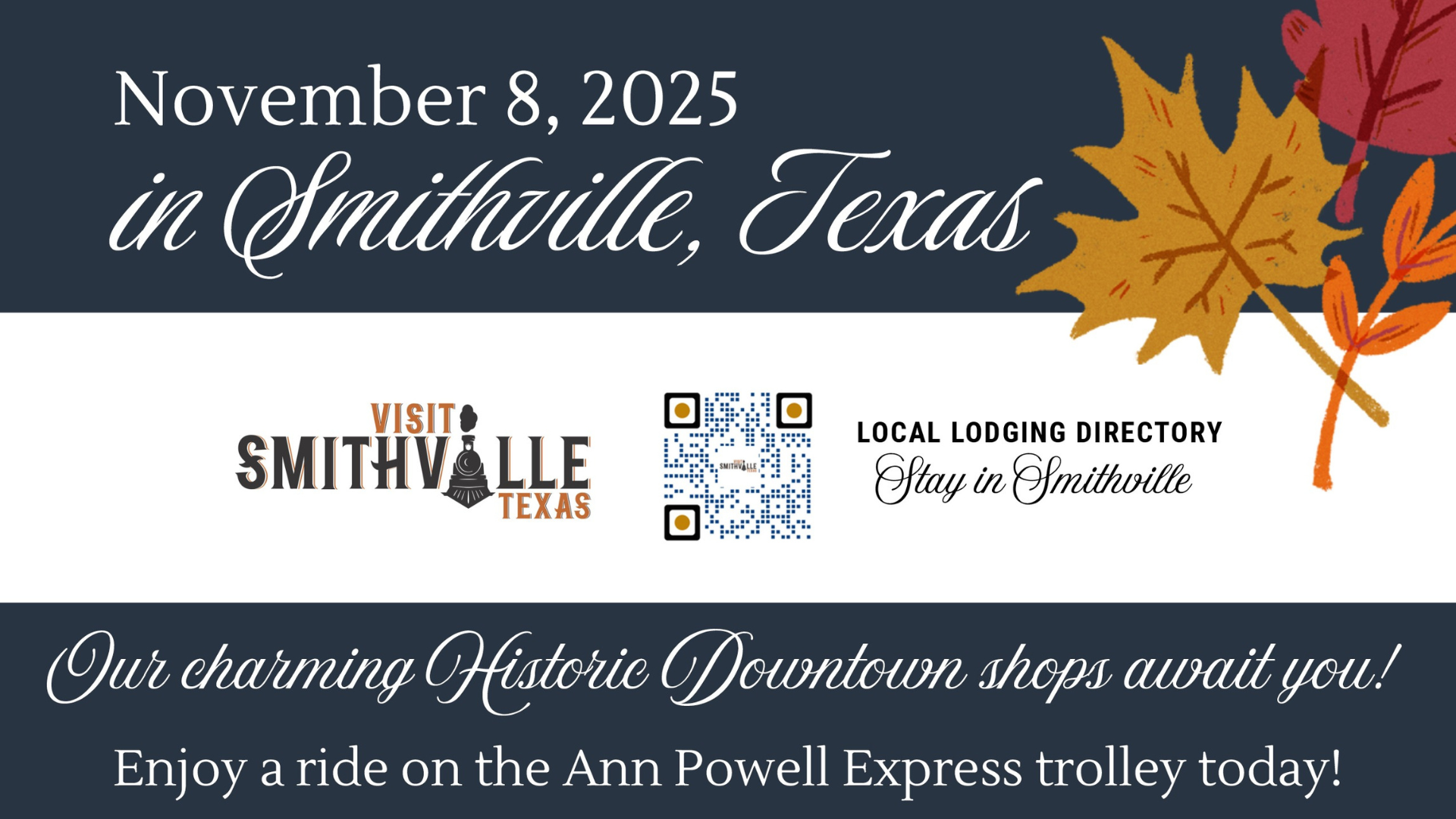 Make November 8th a Day to Remember in Smithville, Texas
