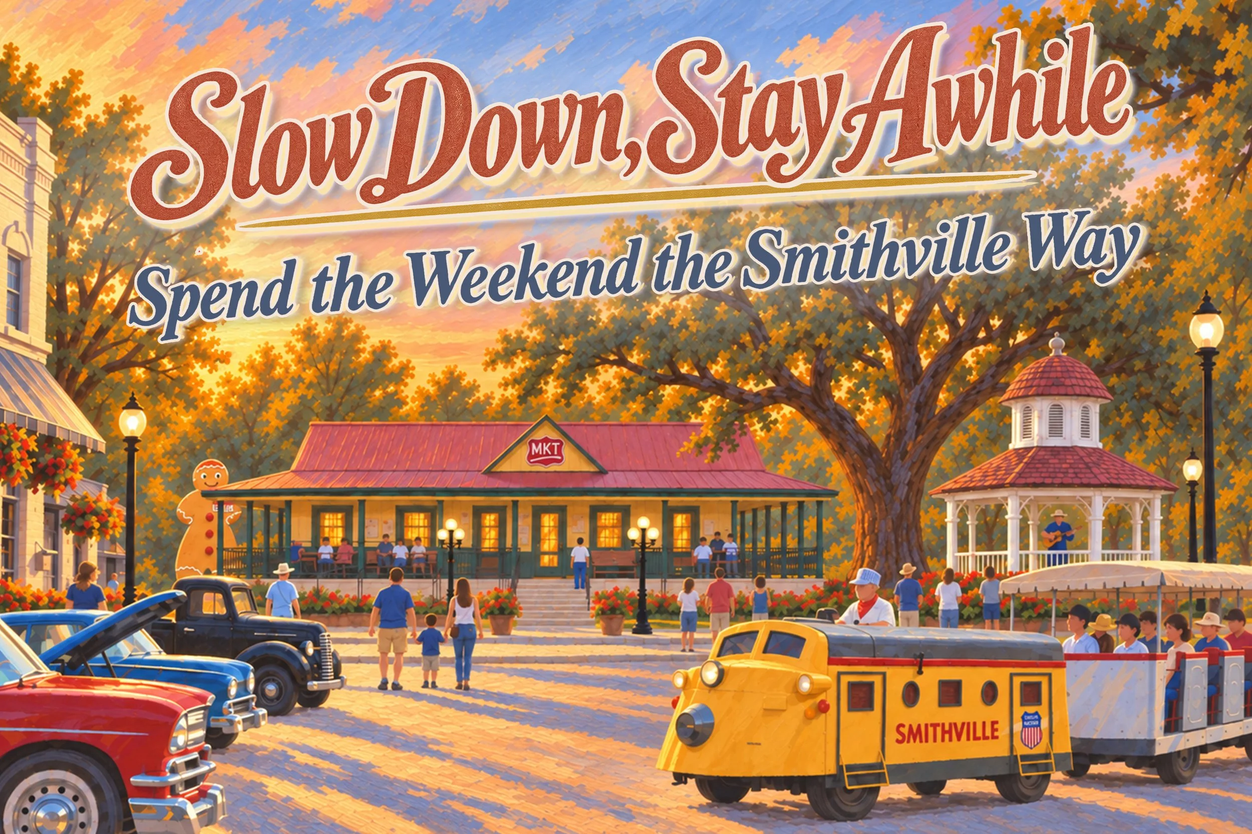 Slow Down, Stay Awhile:Spend the Weekend the Smithville Way