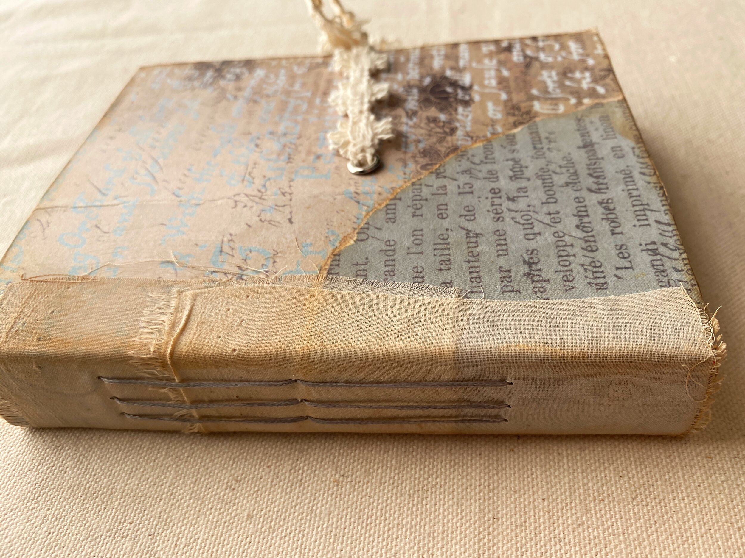 Jeannie - Handmade Filled "Junk Journal" - JoyFull Book - Medium-sized